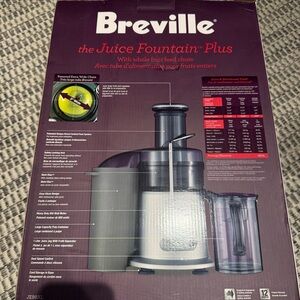 Breville White Box with Red Apple Graphic